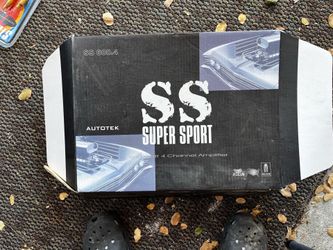 $100-Autotek SS 600.4 Super Sport 600W 4-Channel Car Amplifier - Brand New