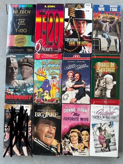 Assorted VHS Movies 