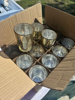 Mercury Glass Votive Holders