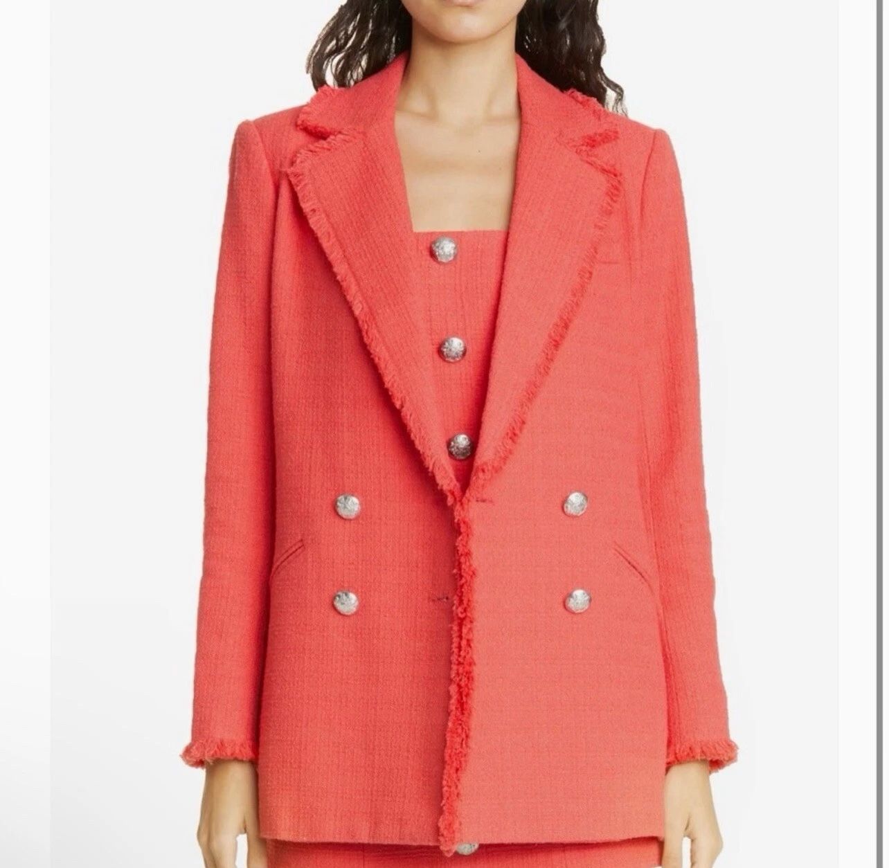NWT Veronica Beard Nayeli Blazer in Watermelon – Size 6