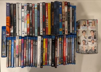 Large Blu-ray & DVD Movie Collection - Harry Potter, Batman, The Office + More!