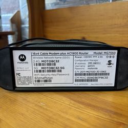 New Internet Modem Router 