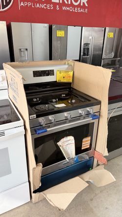Stainless Steel Gas Range with 5 Burners
