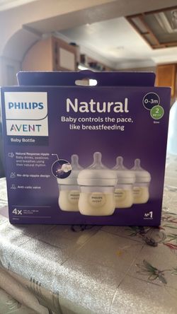 New Philips Avent Natural Baby Bottles 4-Pack