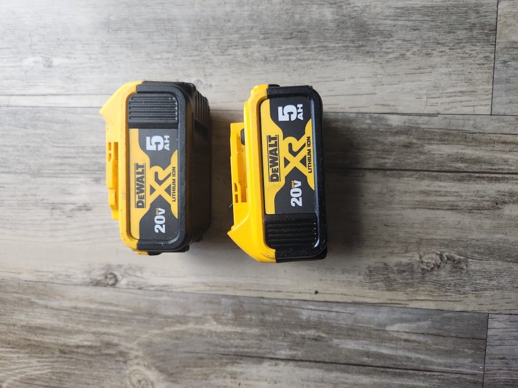 Dewalt 20v Batteries 5ah