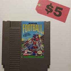 NES Play Action Football 1990 Nintendo Vintage Retro