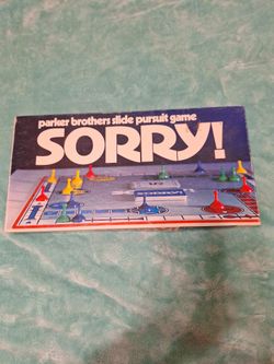 1972 Sorry Board Game