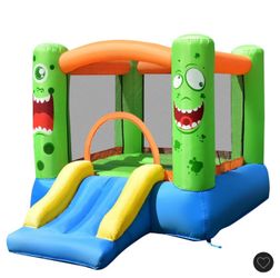 Bounce house and blower