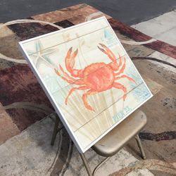 Mounted Canvas Artwork / Art Work - Crab, Pier 23