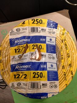 Brand new roll of 110 wire 250 ft