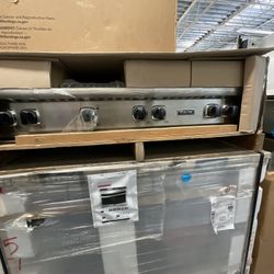 Viking 48” Gas Rangetop – Model VRT5486GSS01 – Brand New