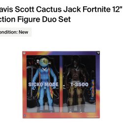 Travis Scott Cactus Jack Fortnite Action Figure Set