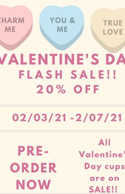 Starbucks Cups- Customize Orders Available (Valentine’s Day Sale)