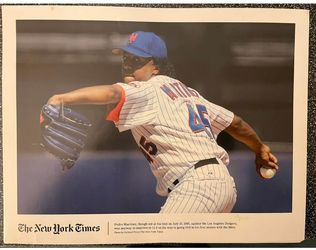 8 x 10 of the Mets Pedro Martinez