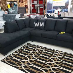 Darcy Black LAF Sectional / couch /Living room set