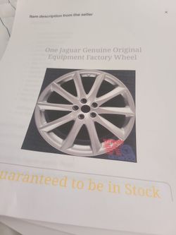 Jaguar XJ  front Rim  fits 2010-2019