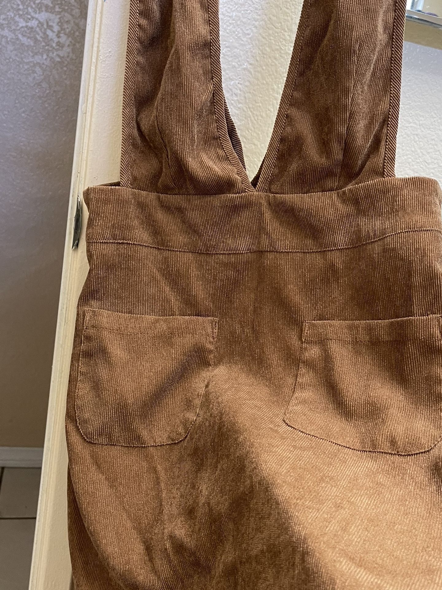 Corduroy Overall Dress