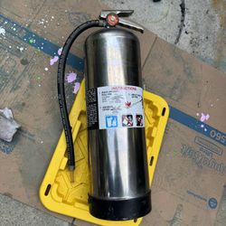 Antique Vintage Fire Extinguisher 1979 Pressurized Water