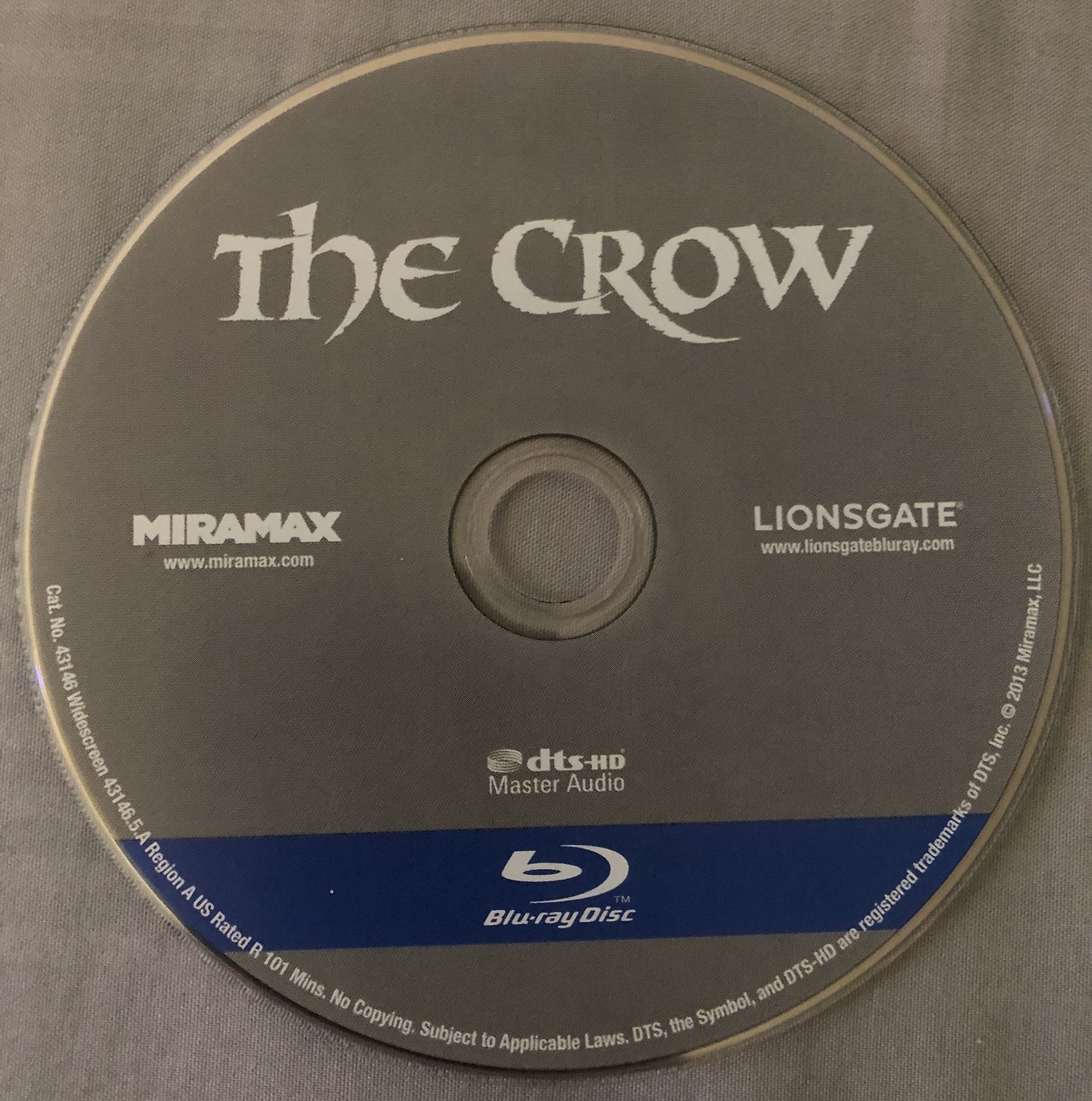 The Crow Brandon Lee Bluray 