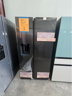 Samsung side by side refrigerator black stainless