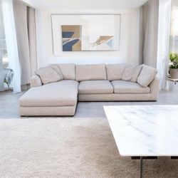 Castlery L-Shaped Sectional Sofa with Chaise