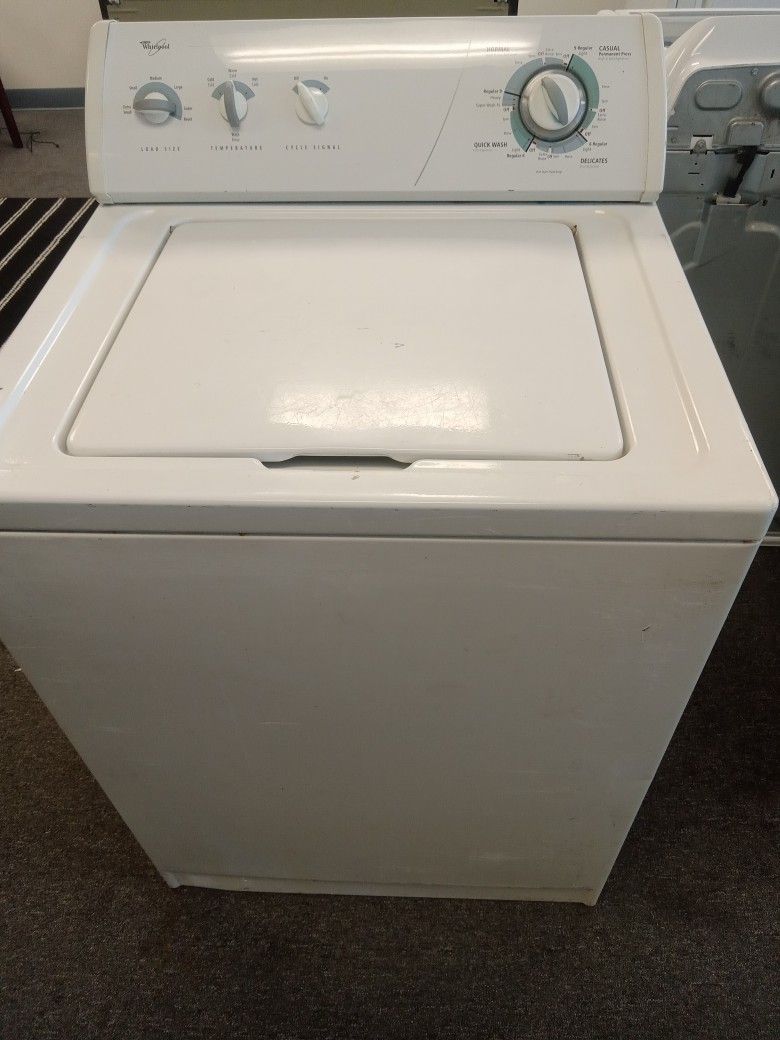 Whirlpool washing machine with warranty 