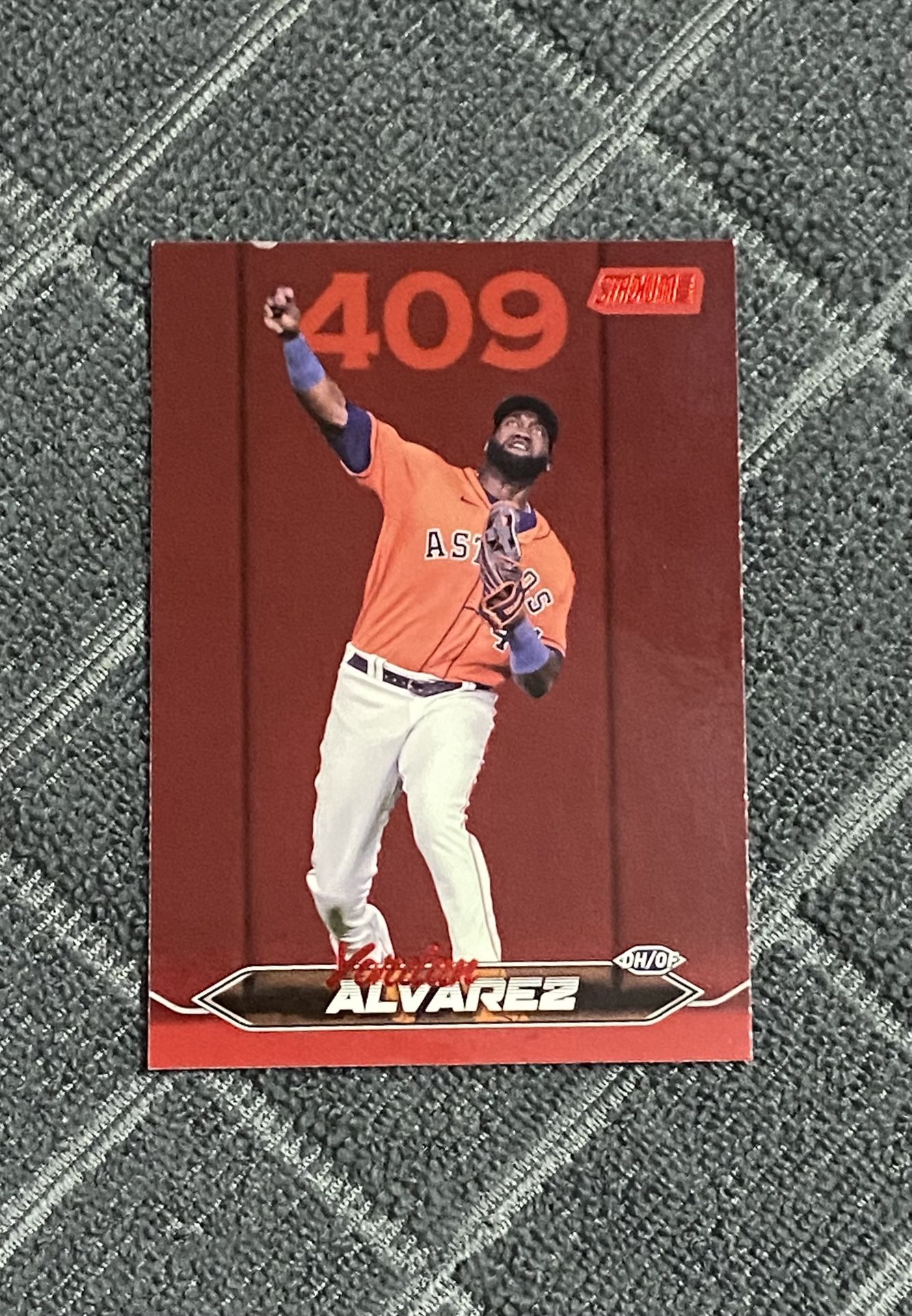 Houston Astros Yordan Alvarez Card