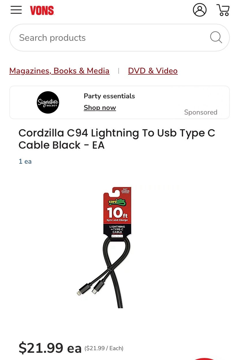 iPhone Charger Cable