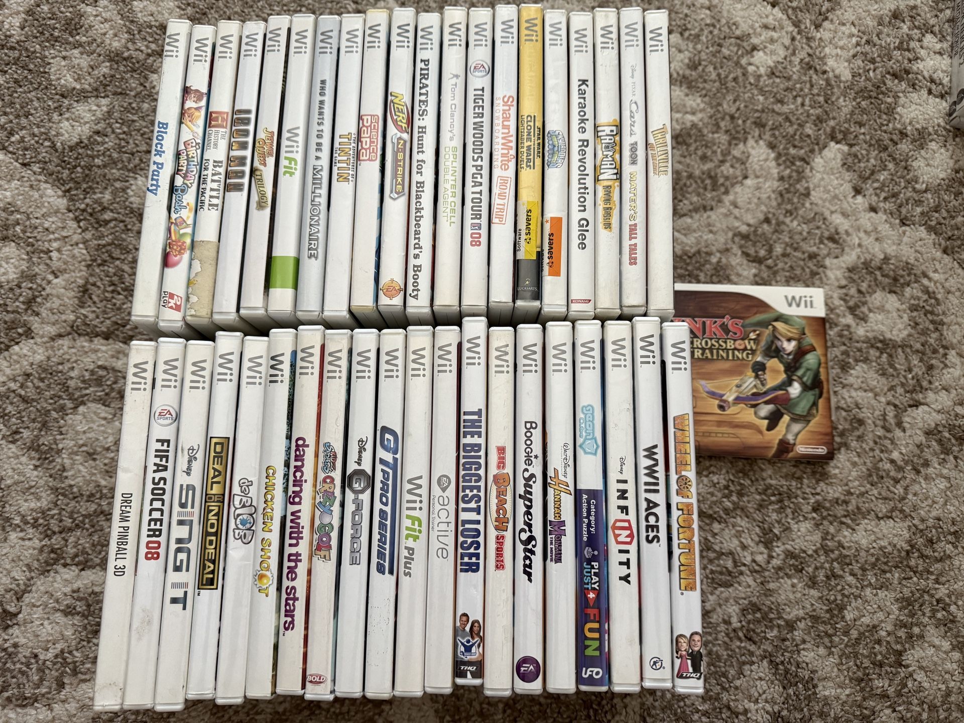 Nintendo Wii Games 5 Each