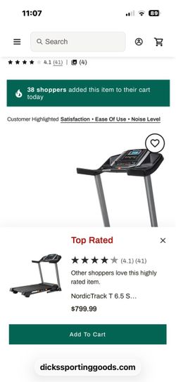 Treadmill T6.5 it takes up to 300 pounds