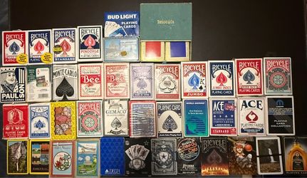 Playing Card Lot of 41 DECKS Some are Sealed (Includes Tiffany & Co.)