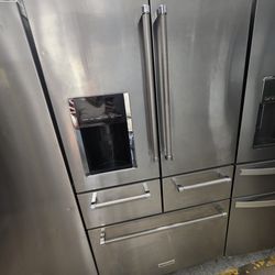 KITCHENAID 5 DOOR STAINLESS STEEL REFRIGERATOR