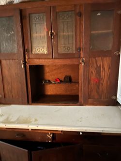 Hoosier cabinet set
