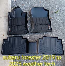 Subaru forester  floor mats  2019 to 2025 all weather new london,ct $60