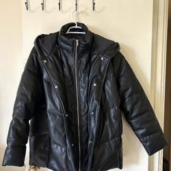 Ci Sono Brand Woman’s Puffer Black Winter Jacket Size XL
