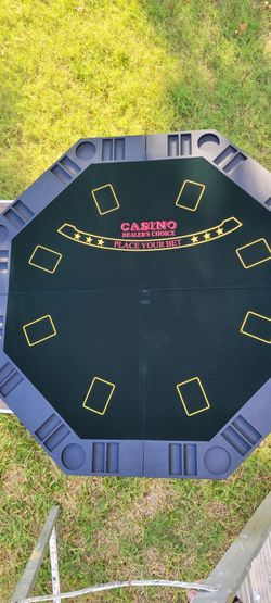 48" OFFICIAL PORTABLE POKER TABLE W/CHIPS