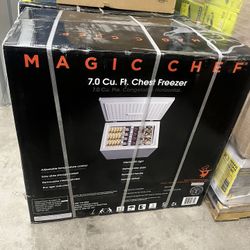 New In Box Magic Chef 7.0 cu. ft. Chest Freezer