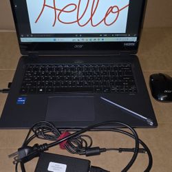 Acer TravelMate Spin P4, 2-in-1 rugged touchscreen laptop PC