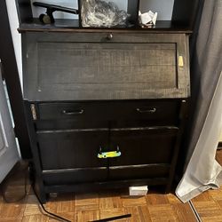 Drawer Cabinet With Book Shelf On Top