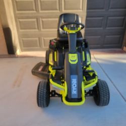 Ryobi 48V 38 In 75Ah Battery Electric Rear Engine Riding Lawn Mower