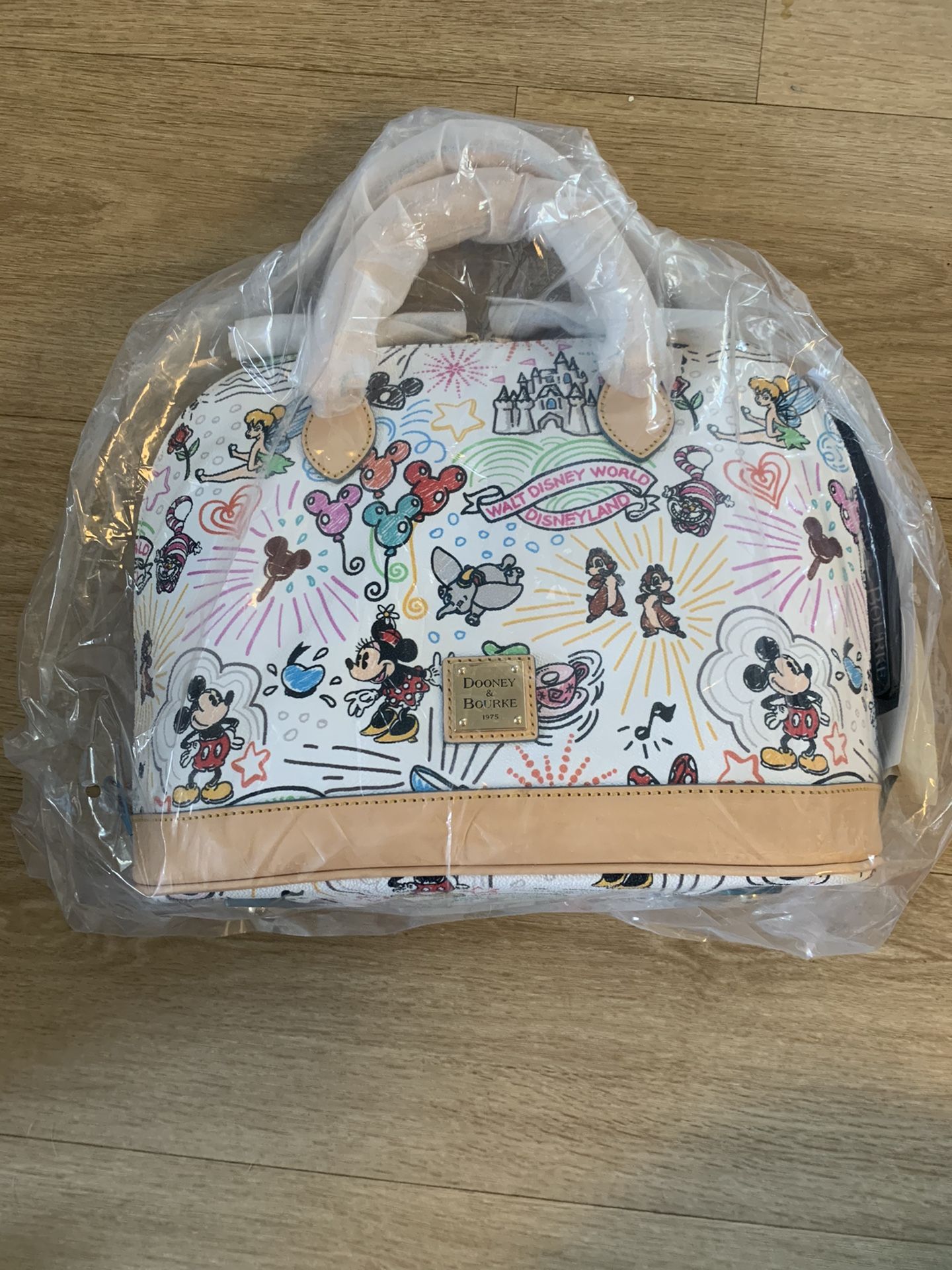 Disney Dooney & Bourke Sketch Purse Large Satchel