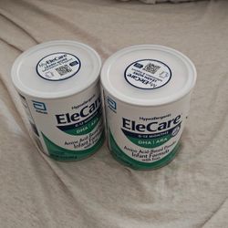 2 Elecare hypoallergenic New
