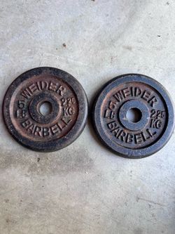 2 5LB weights