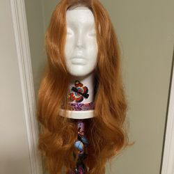 Wig/ Long Ginger 