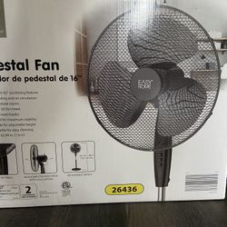 Unopened Brand New   Easy Home Pedestal Fan.  