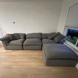 FREE DELIVERY 🚚 NIXON CLOUD GRAY MODULAR SOFA SECTIONAL COUCH