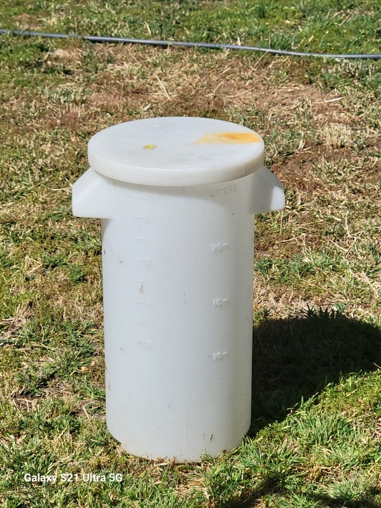 21 1/2 Inches Tall Plastic Drum