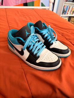 Nike Jordan’s 1 low laser blue