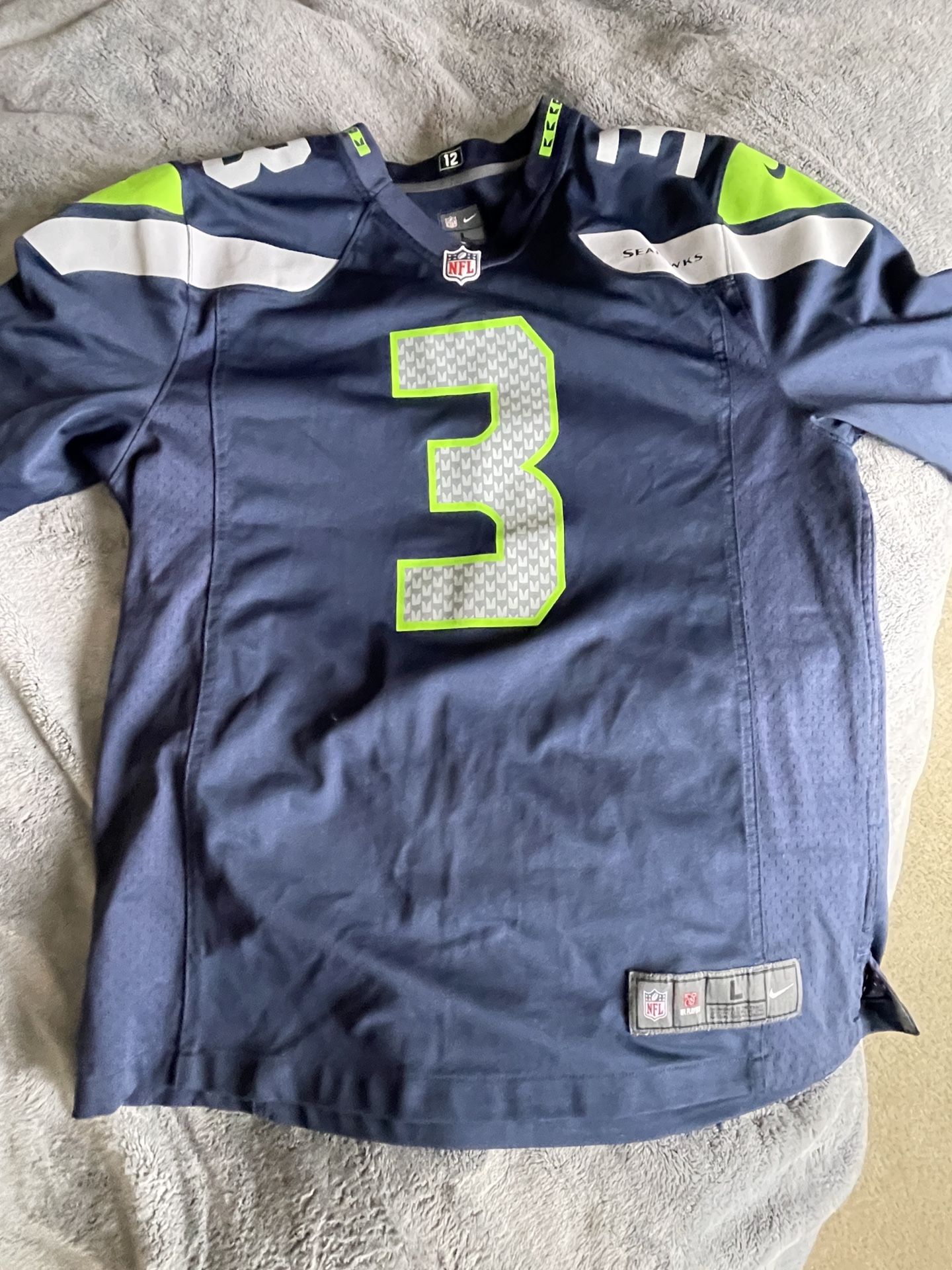 Russell Wilson Seahawks Jersey Nike NFL home LARGE
