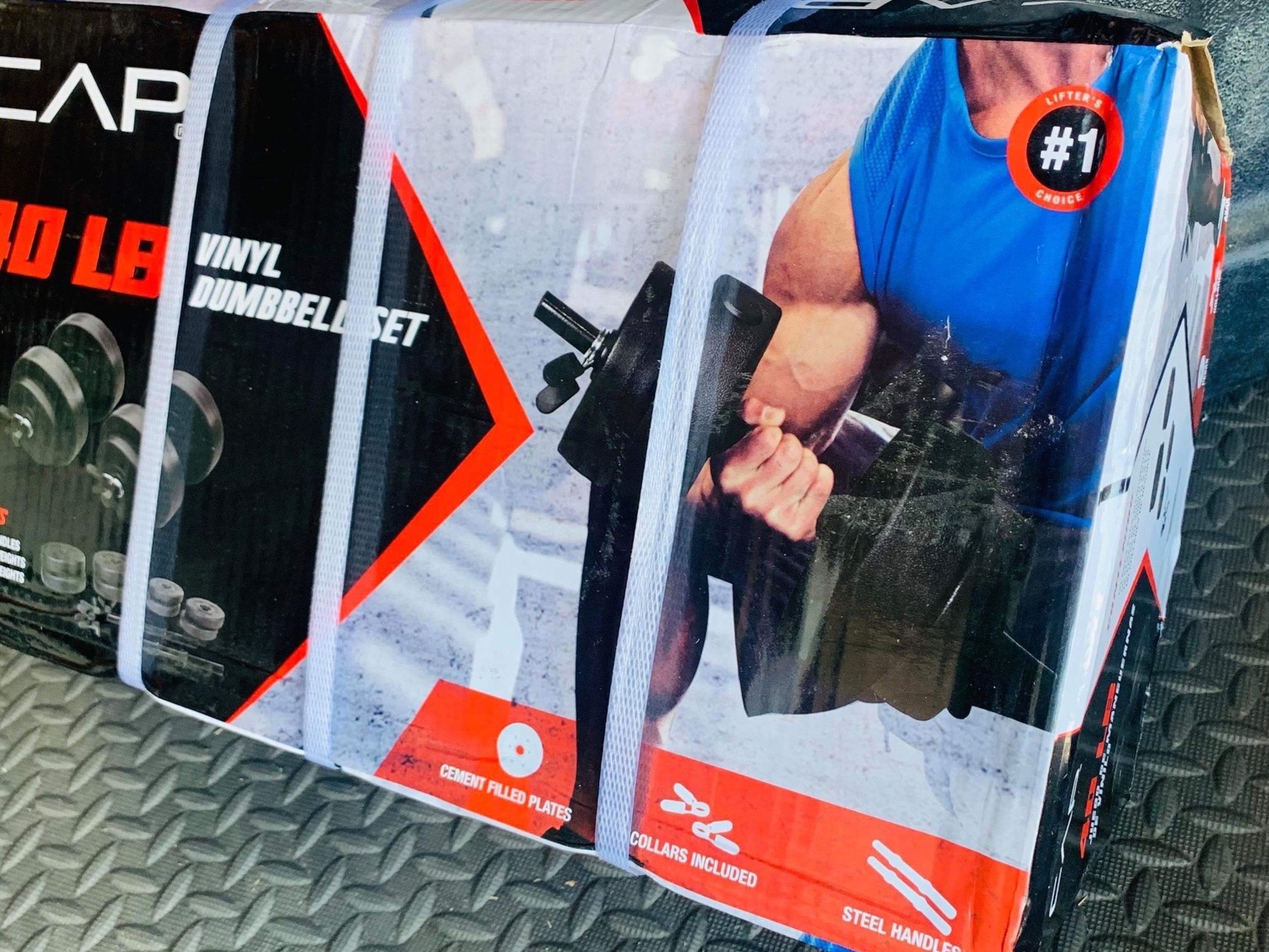 Brand Brand🎁40 LB VINYL DUMBBELLS SET 💪🏼🏋️‍♂️